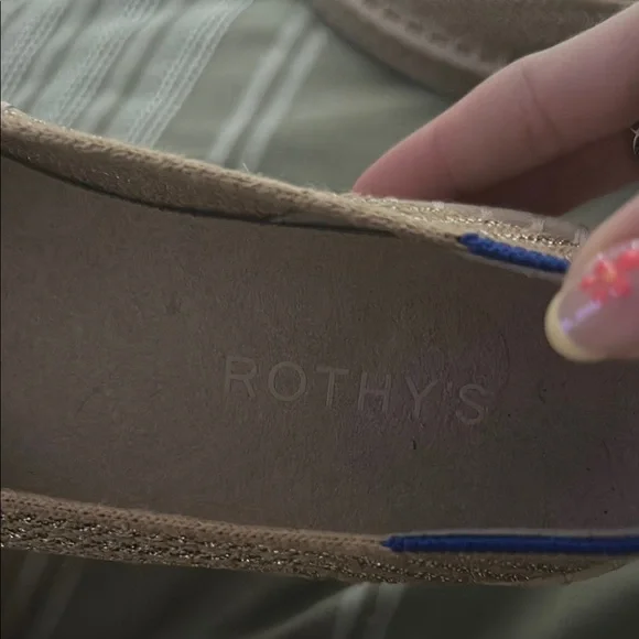 Rothy's Tan Ballet Flats Comfortable Versatile Design (NEVER WORN) - Picture 3 of 5